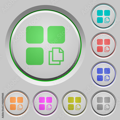 Copy component push buttons