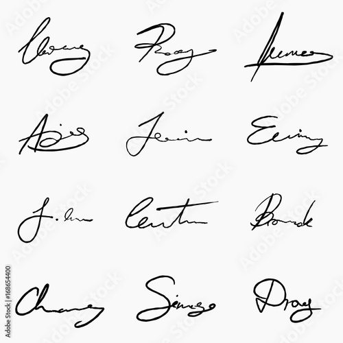 Business signature set
