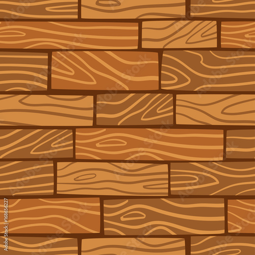 Wooden texture background. Vector seamless pattern.