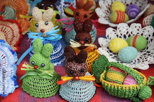 Easter eggs made on crochet © Kinga