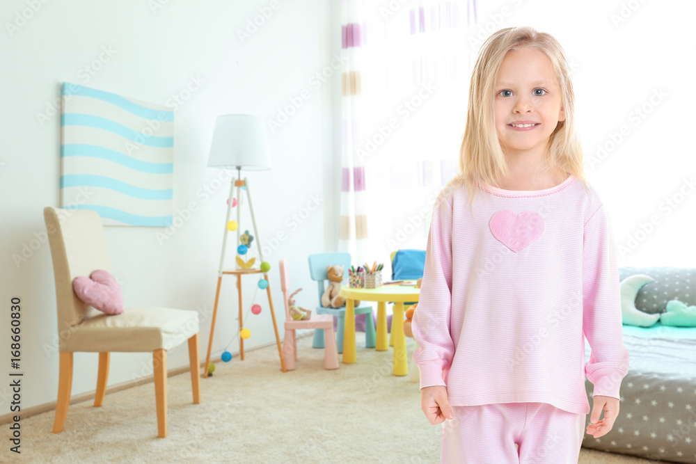 Children room interior with stylish furniture Children room interior with stylish furniture
