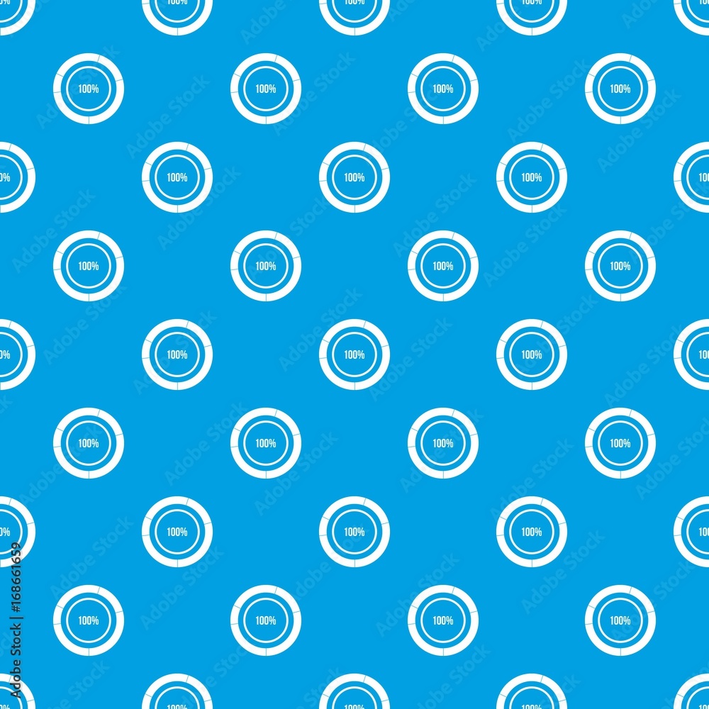 Diagram pie chart pattern seamless blue Diagram pie chart pattern seamless blue