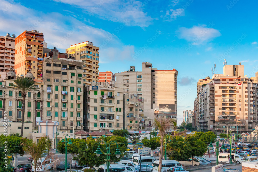 View of Alexandria, Egypt