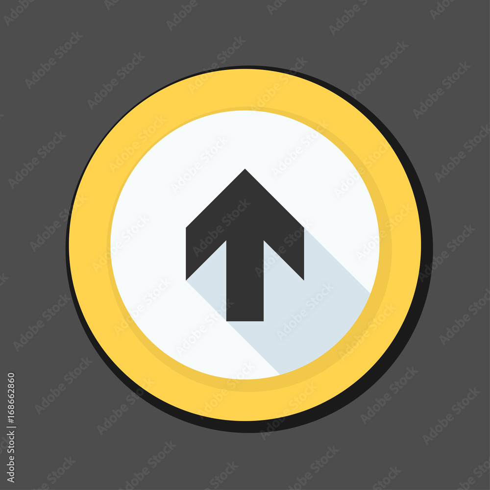 Ahead Up Arrow sign illustration Ahead Up Arrow sign illustration