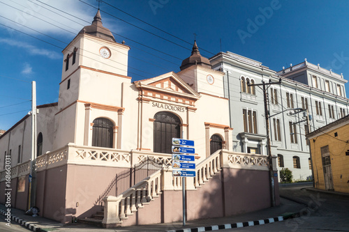 Принти на полотні SANTIAGO DE CUBA,  CUBA - JAN 31, 2016: Nuestra Senora de los Dolores church in