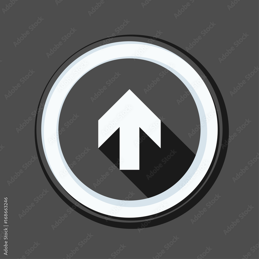 Ahead Up Arrow sign illustration Ahead Up Arrow sign illustration