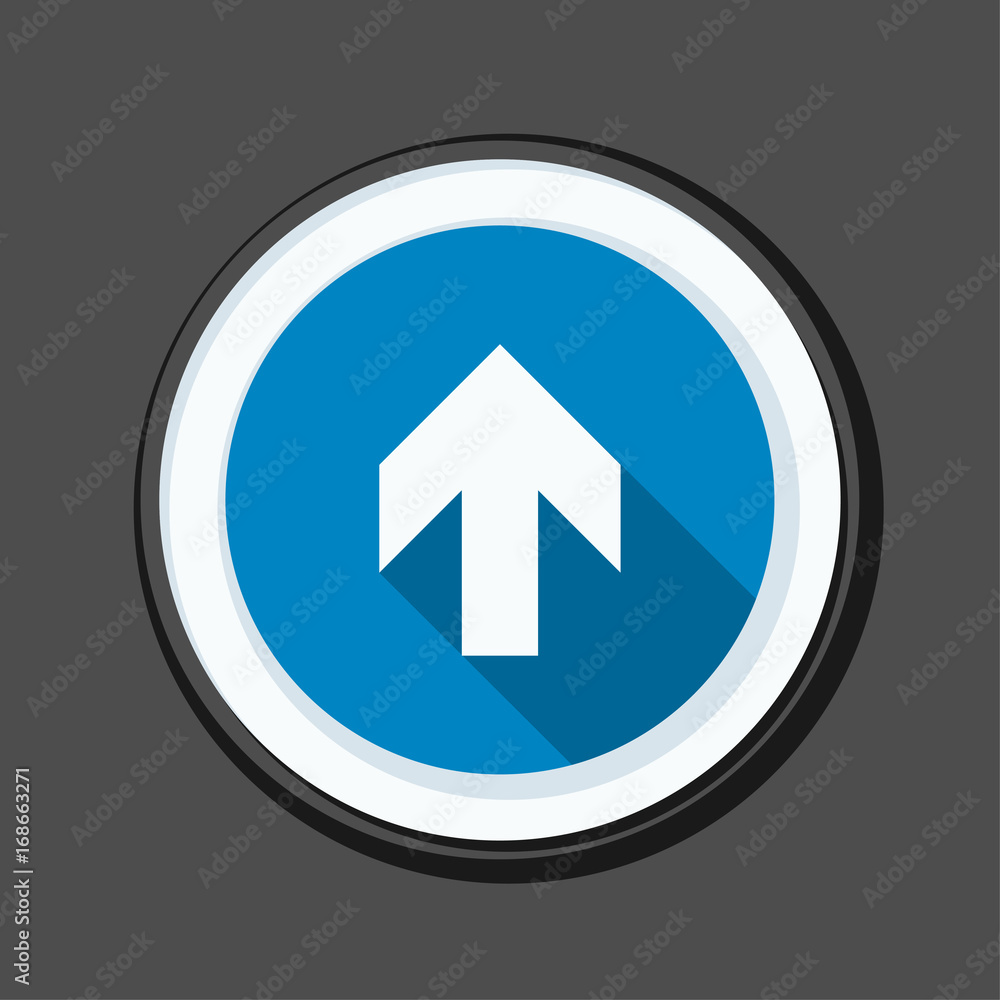 Ahead Up Arrow sign illustration Ahead Up Arrow sign illustration