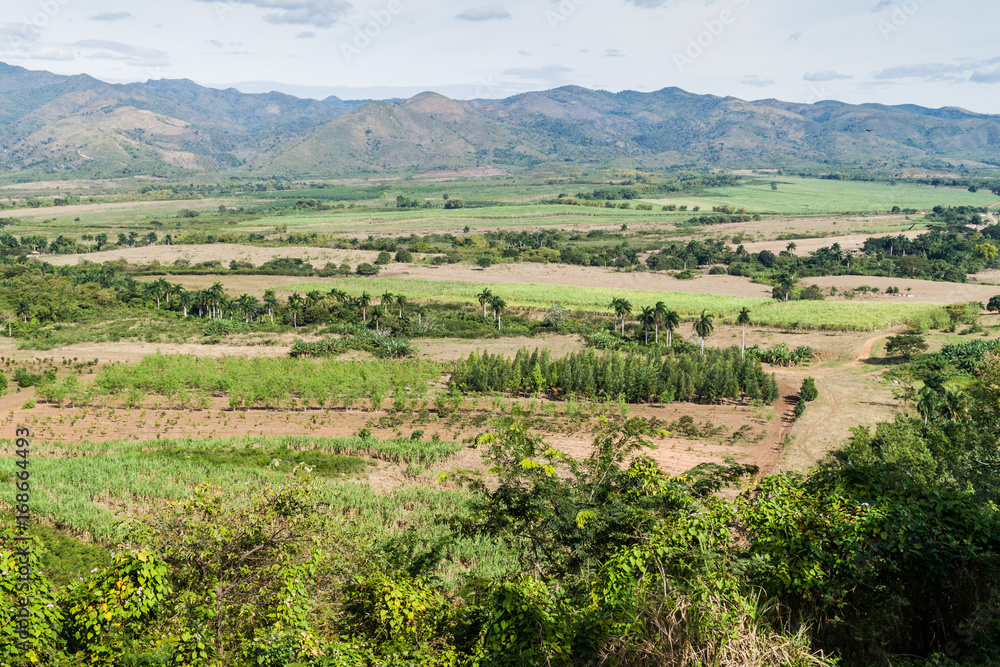 Valle de los Ingenios valley near Trinidad, Cuba