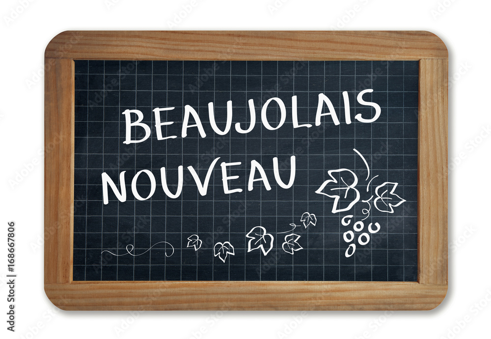 BEAUJOLAIS NOUVEAU tracé de détourage inclus BEAUJOLAIS NOUVEAU tracé de détourage inclus