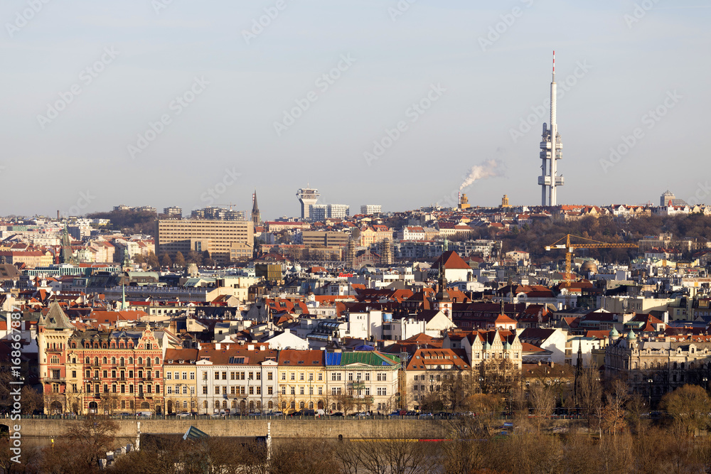 Fototapeta premium View on Prague City, Czech Republic