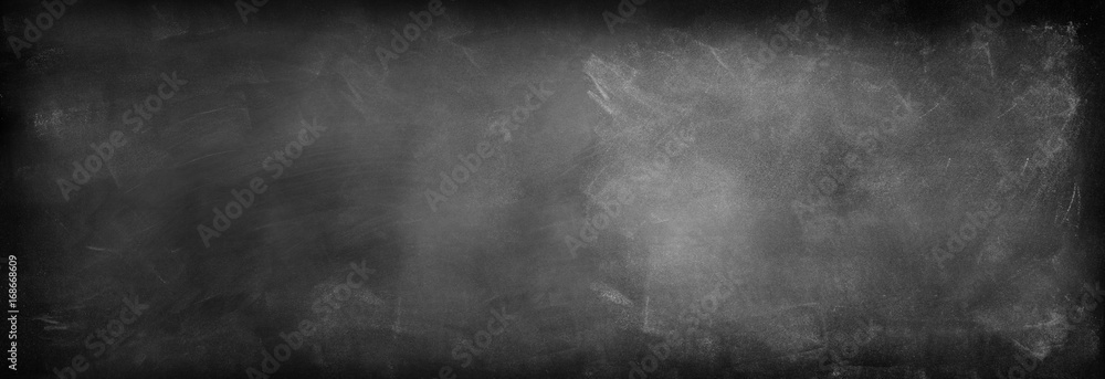Blackboard or chalkboard banner background