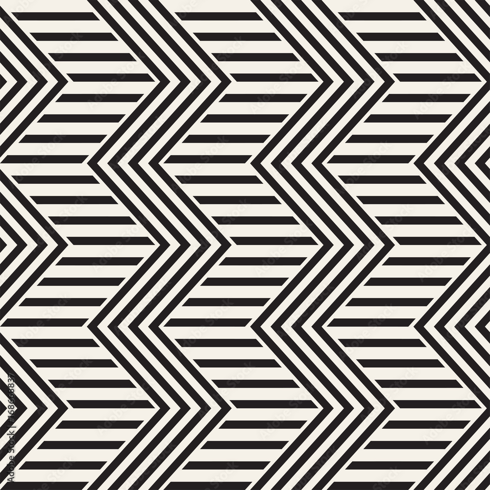 Vector seamless zigzag line pattern. Abstract stylish geometric background. Repeating lattice background Vector seamless zigzag line pattern. Abstract stylish geometric background. Repeating lattice background