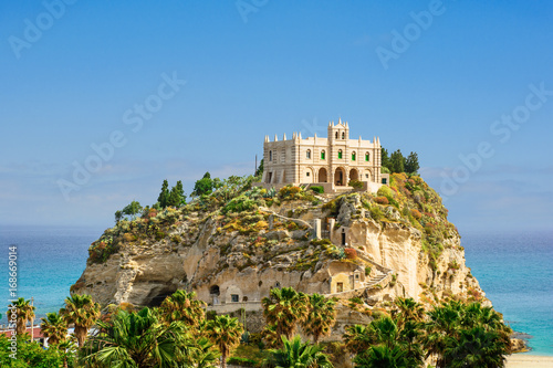 church Santa Maria dell'Isola. Tropea, Calabria, Italy photo