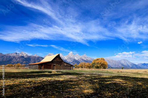 Mormon Row house in Grand Tetons National Park