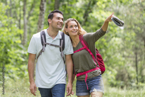 Young hikers