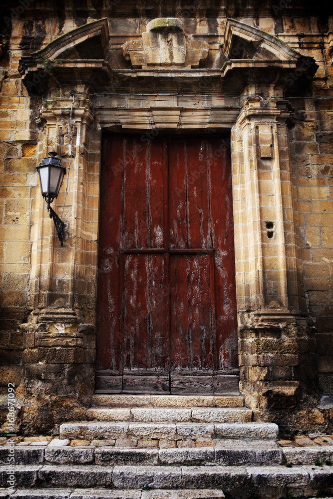 ancient vintage door