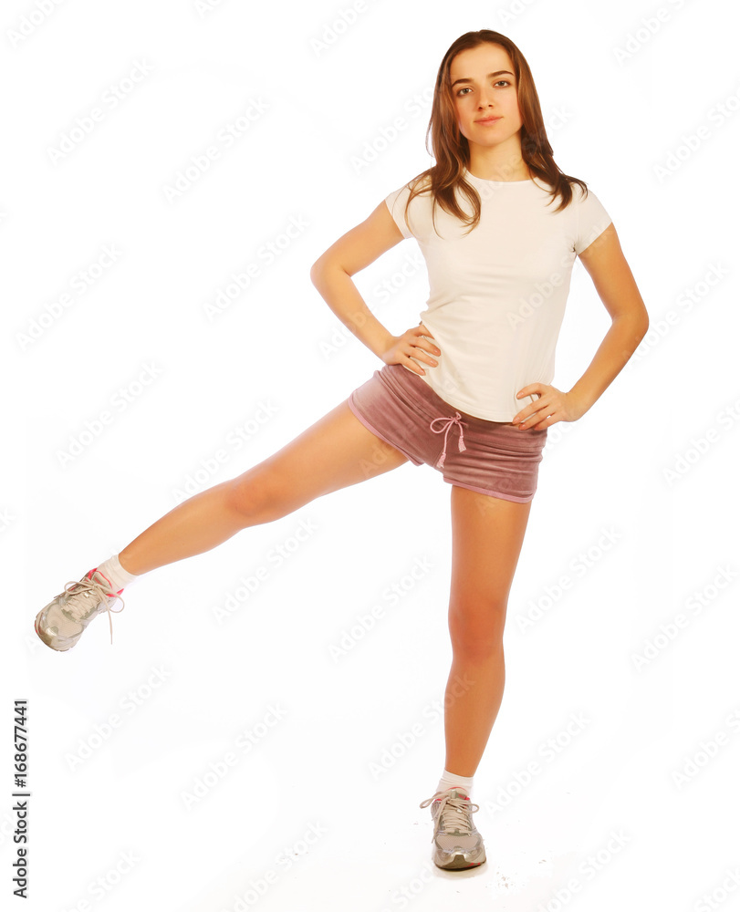 woman doing fitness woman doing fitness