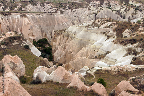 Cored tufa formations photo