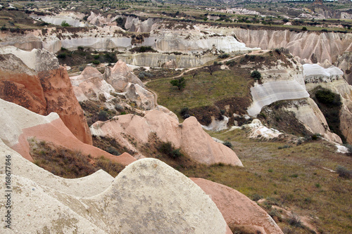 Cored tufa formations photo