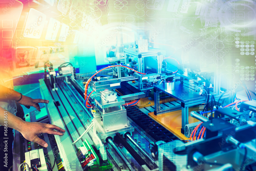 Billede på lærred Automatic assembly technology