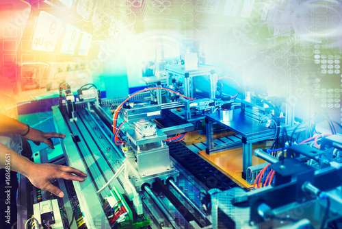 Billede på lærred Automatic assembly technology