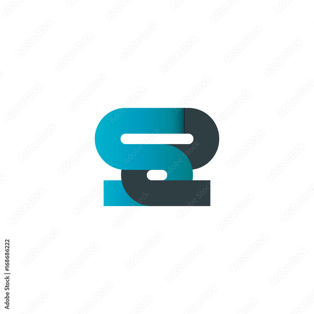 Initial Letter SS Linked Design Logo