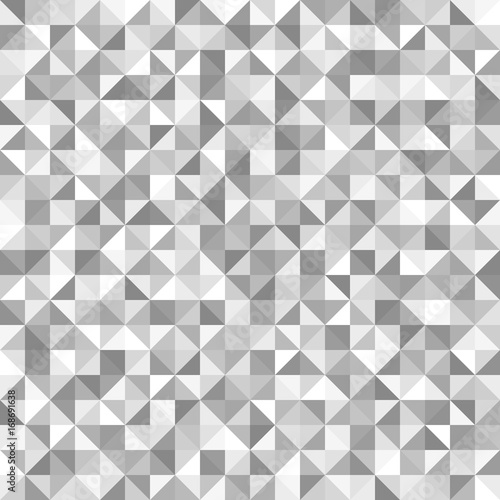 Silver right triangle pattern. Seamless vector background