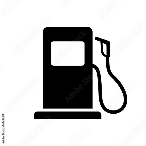 Gas station simple icon