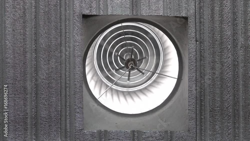 Metal ventilator on the roof of factory ,Energy savings