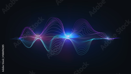 speaking sound wave illustration vector