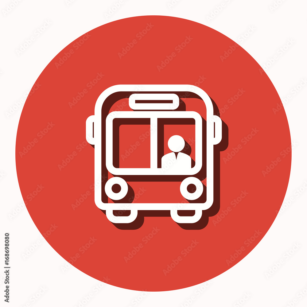 Bus - vector icon. Bus - vector icon.