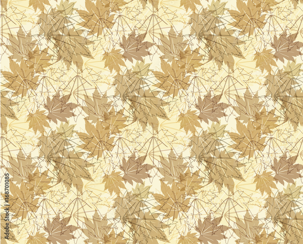 Maple leaf autumn patterns seamless Maple leaf autumn patterns seamless