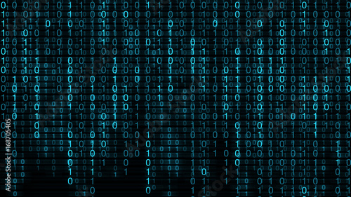 Binary Codes Blue