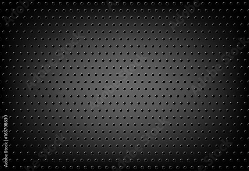 Perforated Metal Grid Backg...