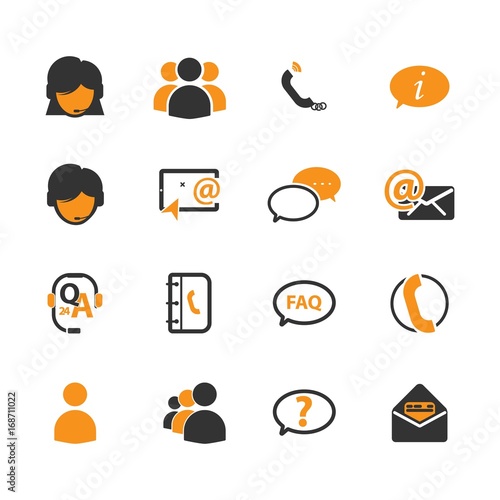 Costumer Care Icon Pack set-1