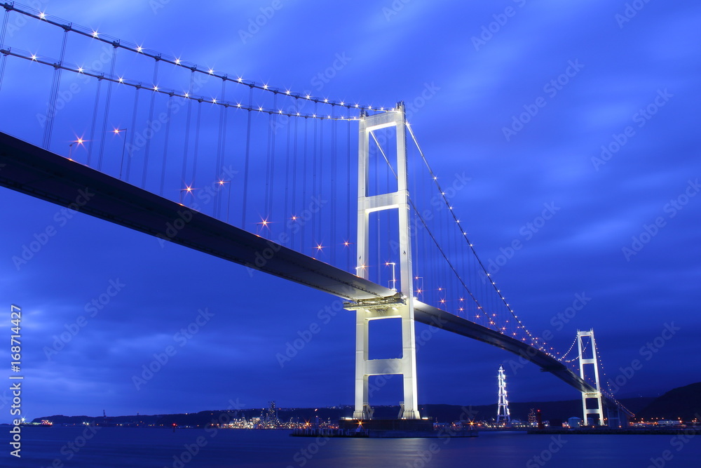 Fototapeta premium Muroran night view