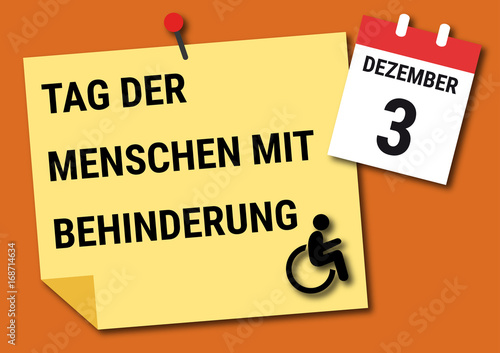 Tag der Menschen mit Behinderung am 3. Dezember
