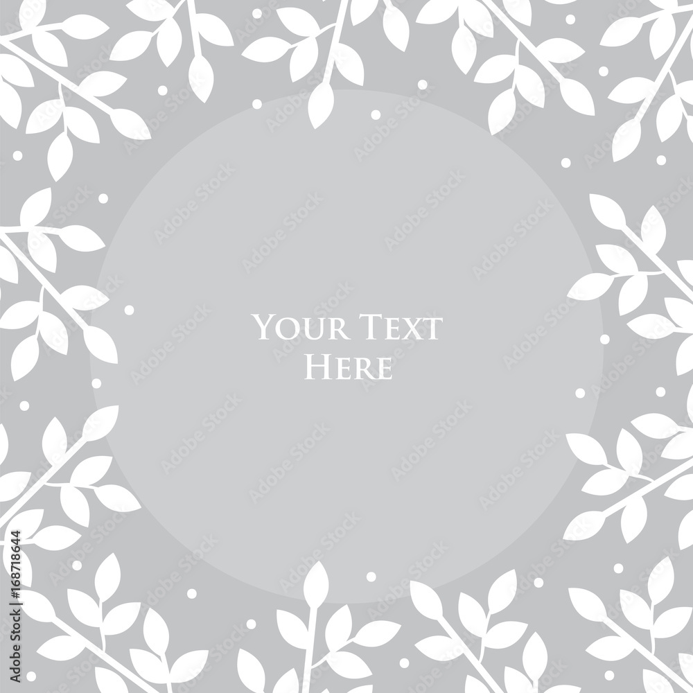 Leaf template design Leaf template design