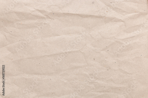 Brown wrinkle recycle paper background, Eco paper background