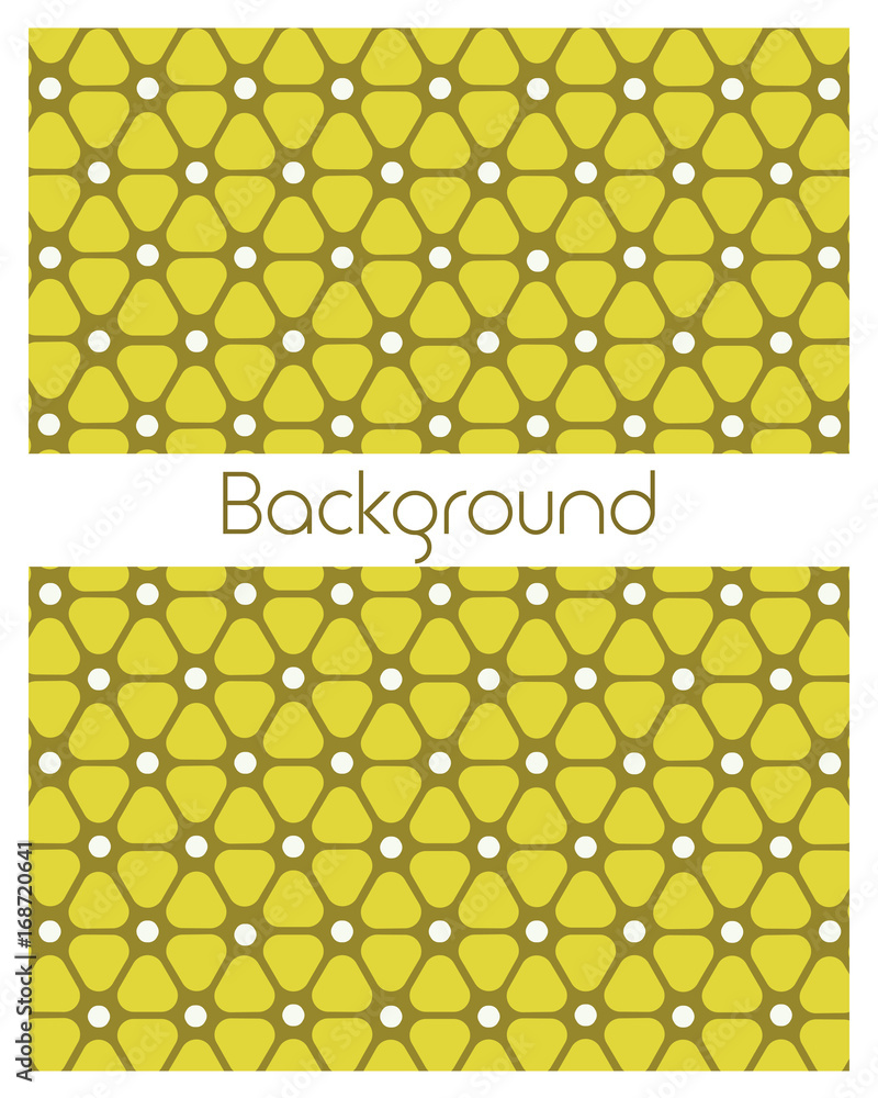 Geometric abstract floral background with space for text Geometric abstract floral background with space for text