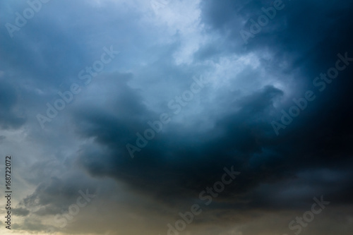 Fototapeta Naklejka Na Ścianę i Meble -  Storm cloud on the sky somewhere in Poland