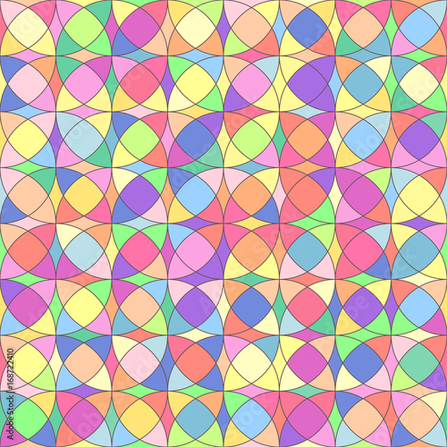 vector mosaic seamless pattern. Geometric texture concept. 007