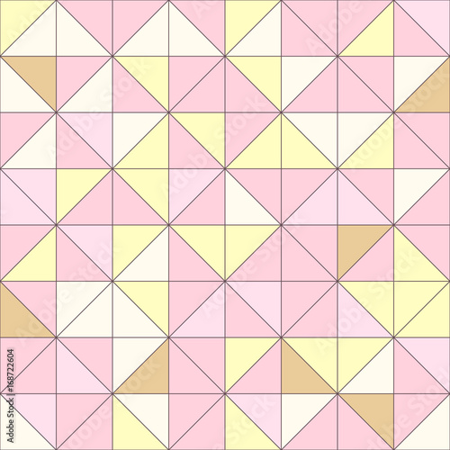 vector mosaic seamless pattern. Geometric texture concept. 022