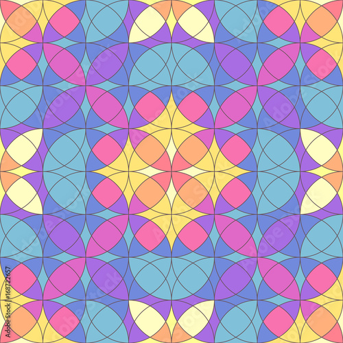 vector mosaic seamless pattern. Geometric texture concept. 018