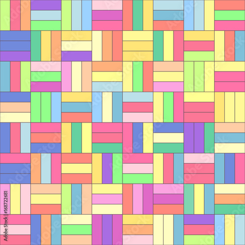 vector mosaic seamless pattern. Geometric texture concept. 016