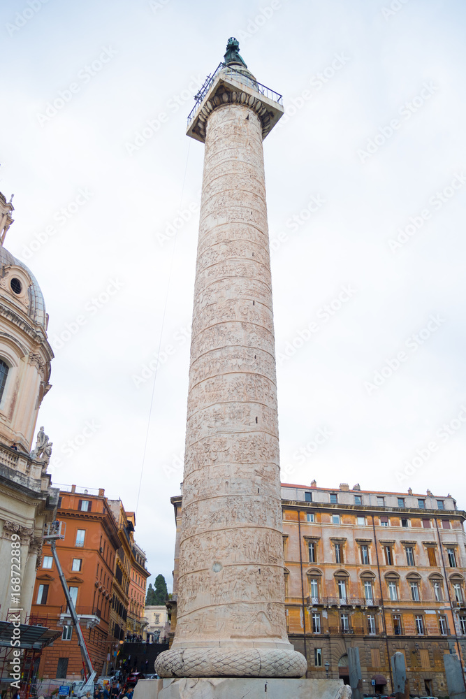 Trajan's column in rome