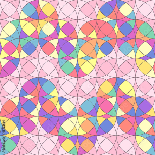 vector mosaic seamless pattern. Geometric texture concept. 033