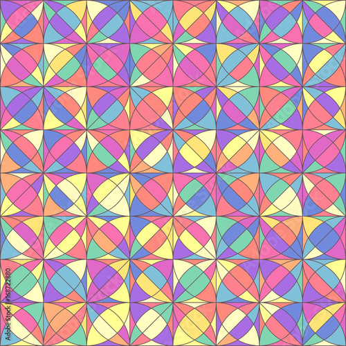 vector mosaic seamless pattern. Geometric texture concept. 032