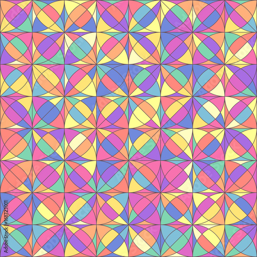 vector mosaic seamless pattern. Geometric texture concept. 027