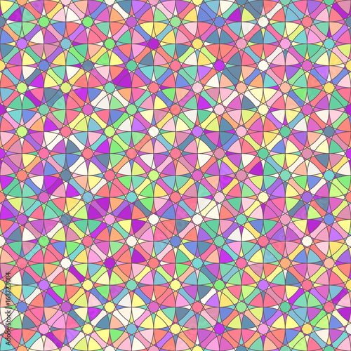 vector mosaic seamless pattern. Geometric texture concept. 057